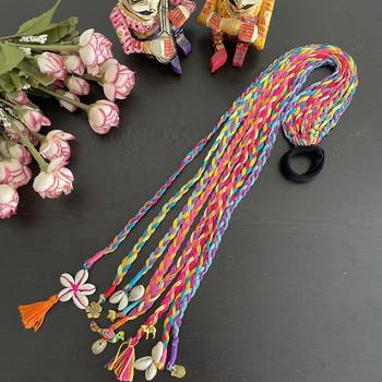 Multicolored handmade boho hairbraids 3
