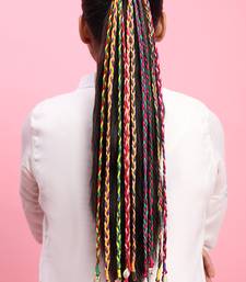 Multicolored handmade aisha hairbraids