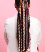 Multicolored handmade aisha hairbraids