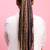 Multicolored handmade aisha hairbraids