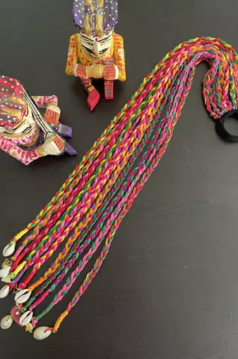 Multicolored handmade aisha hairbraids