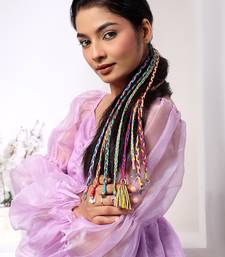 Multicolored handmade amelia hairbraids