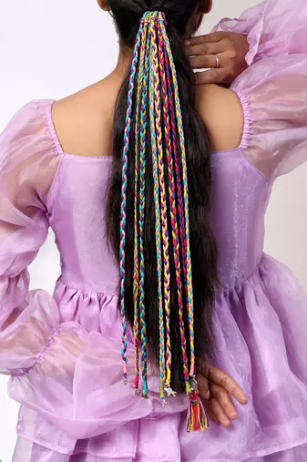 Multicolored handmade amelia hairbraids