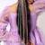 Multicolored handmade amelia hairbraids