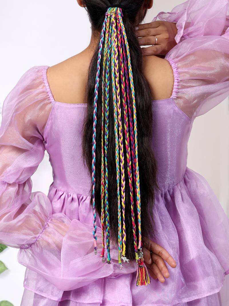Multicolored handmade amelia hairbraids