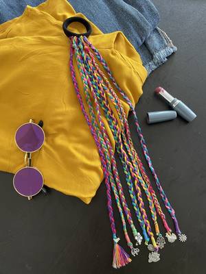 Multicolored handmade amelia hairbraids 4