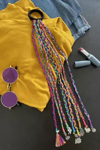 Multicolored handmade amelia hairbraids