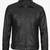 Men's black lambskin leather jacket premium quality biker