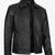 Men's black lambskin leather jacket premium quality biker
