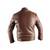 Men's biker timeless style brown lambskin leather jacket