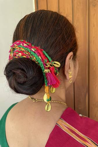 Multicolored handmade alaya hairbraids