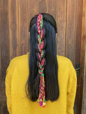 Multicolored handmade alaya hairbraids 3