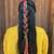 Multicolored handmade alaya hairbraids