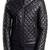 Men's black quilted leather riding handcrafted biker jacket