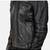 Men's black leather iconic look real lambskin riding jacket