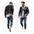 Men's black quilted leather outerwear iconic look lambskin biker jacket