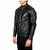 Men's black quilted leather real lambskin casual style biker jacket