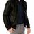 Men's black geuine leather premium quality bomer biker jacket