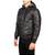 Men's brown genuine leather casual style hoodies jacket