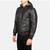 Men's brown genuine leather casual style hoodies jacket