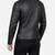 Men's moto black genuine leather handcrafted biker jacket