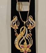 Indian bollywood gold plated kundan choker bridal necklace earrings jewelry set
