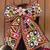 Black handmade kutchi work hairbow