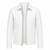 Men's white genuine leather signature look moto biker jacket