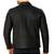 Men's black lambskin leather timeless style biker jacket