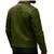 Men's olive green genuine leather iconic look moto biker jacket