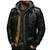 Men's black lambskin leather vintage style moto biker jacket