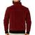 Men's red suede leather classic design bomber style jacket