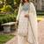 white color cording embroidery sequin work with handwork silk blend kurti palazzo set