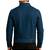 Men's blue suede leather casual button style trucker jacket