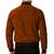 Men's brown suede leather bomber jacket modern fit