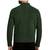 Men's olive green leather biker jacket handcrafted