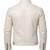 Men's white leather timeless style real genuine biker jacket