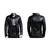 Men's leather black biker jacket modern fit genuine style