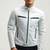 Men's genuine leather white jacket fashion outerwear