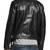 Men's moto leather riding handcrafted genuine black jacket