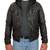 Men's black leather outerwear street style hoodies jacket