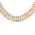White color necklace set with earrings & maang tikka | kundan & agate stone | antique gold plating