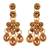 Lct color necklace set with earrings & maang tikka | kundan & agate stone | antique gold plating