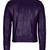Men's purple leather quilted minimal design real lambskin jacket