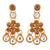 Lct white color necklace set with earrings & maang tikka | kundan & agate stone | gold plating