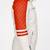 Men's cafe racer white leather fashion outerwear strip jacket