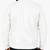 Men's white leather real genuine casual style bomber jacket