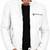 Men's cafe racer genuine leather white jacket designer style