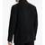Men's black suede leather buttoned  jacket classic design