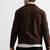 Men's genuine suede leather casual style brown jacket